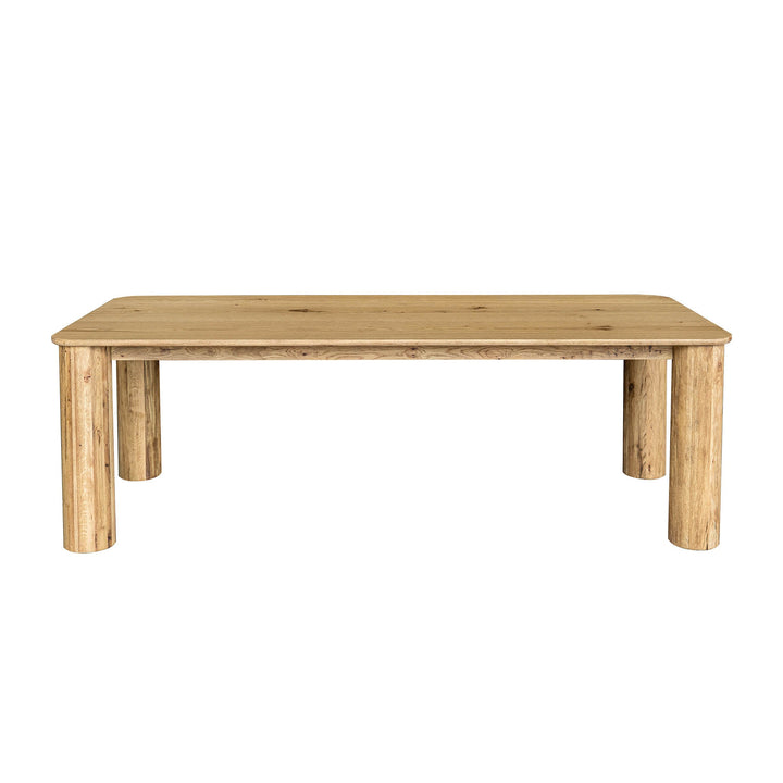 Jasper Natural Wooden Dining Table-Dining Tables-LH Imports-LOOMLAN