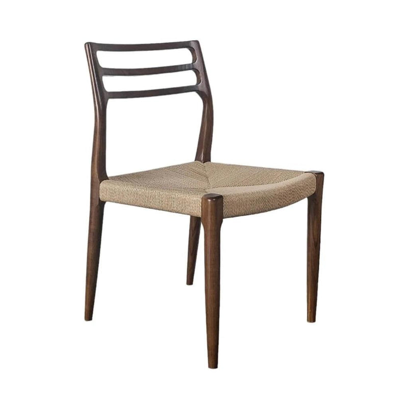 Java Rope Armless Dining Chair-Dining Chairs-LH Imports-Walnut-LOOMLAN