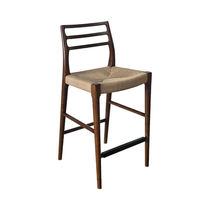 Java Rope Counter Stool-Counter Stools-LH Imports-Walnut-LOOMLAN