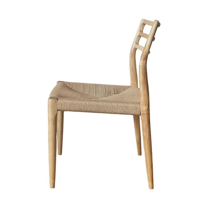 Java Rope Upholstered Armless Dining Chair