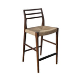 Java Rope Upholstered Counter Stool