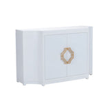 Jean Wooden White Credenza-Sideboards-Chelsea House-LOOMLAN