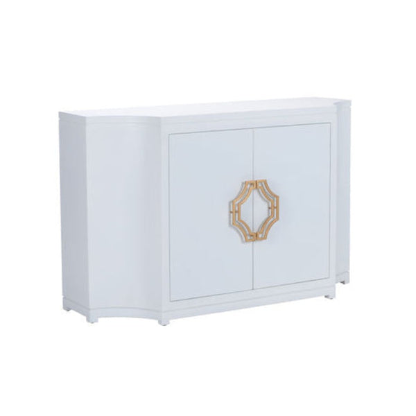 Jean Wooden White Credenza-Sideboards-Chelsea House-LOOMLAN