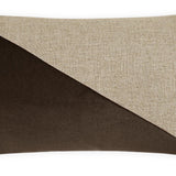 Jefferson Lumbar Pillow - Espresso-Throw Pillows-D.V. KAP-LOOMLAN