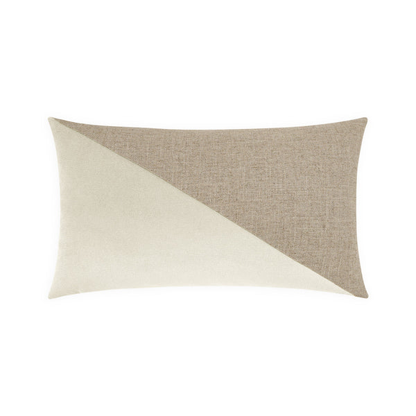 Jefferson Lumbar Pillow - Ivory-Throw Pillows-D.V. KAP-LOOMLAN