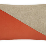 Jefferson Lumbar Pillow - Mango-Throw Pillows-D.V. KAP-LOOMLAN