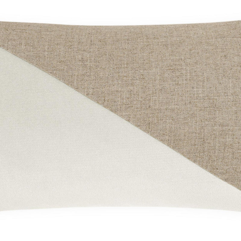 Jefferson Lumbar Pillow - Marshmallow-Throw Pillows-D.V. KAP-LOOMLAN