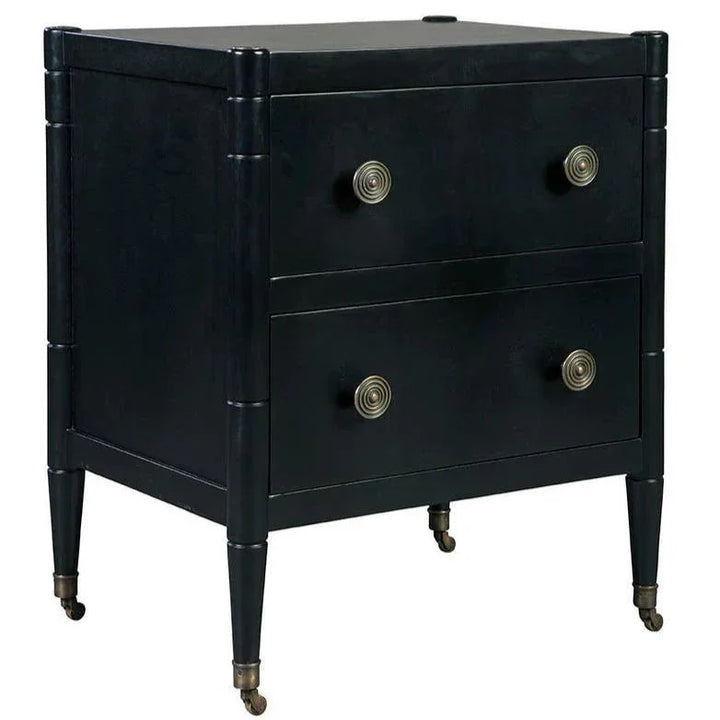 Jefferson Wooden Black Chest - LOOMLAN - Furniture Classics - Chests