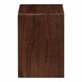 Jeida 12" Accent Table Walnut Brown