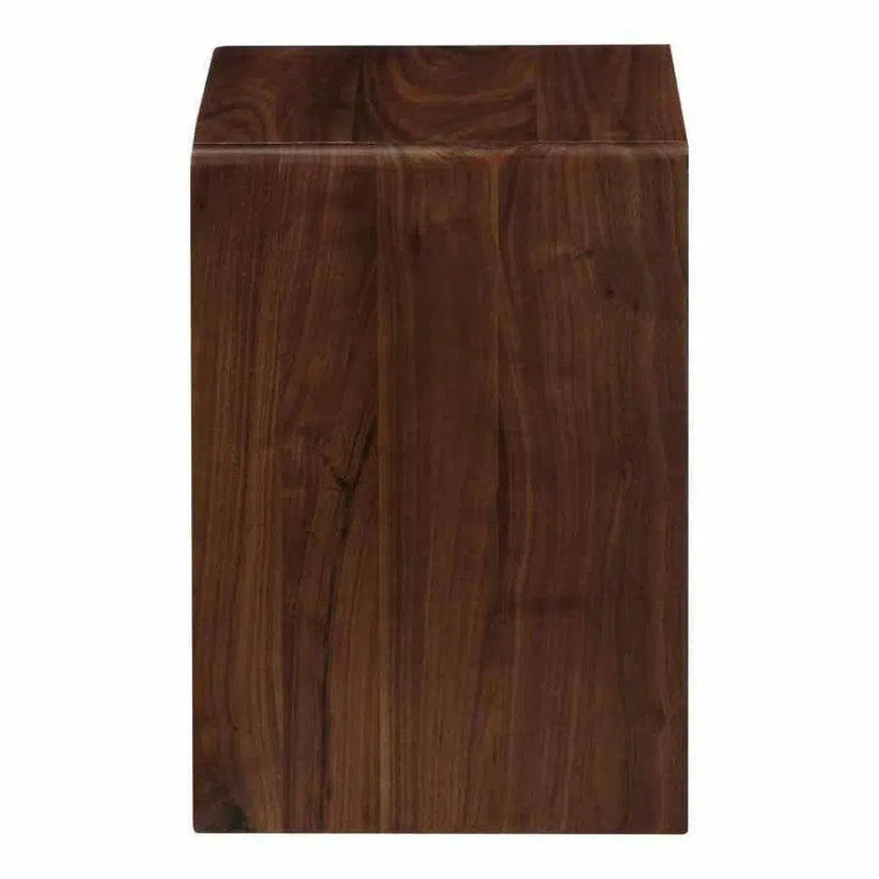 Jeida 12" Accent Table Walnut Brown