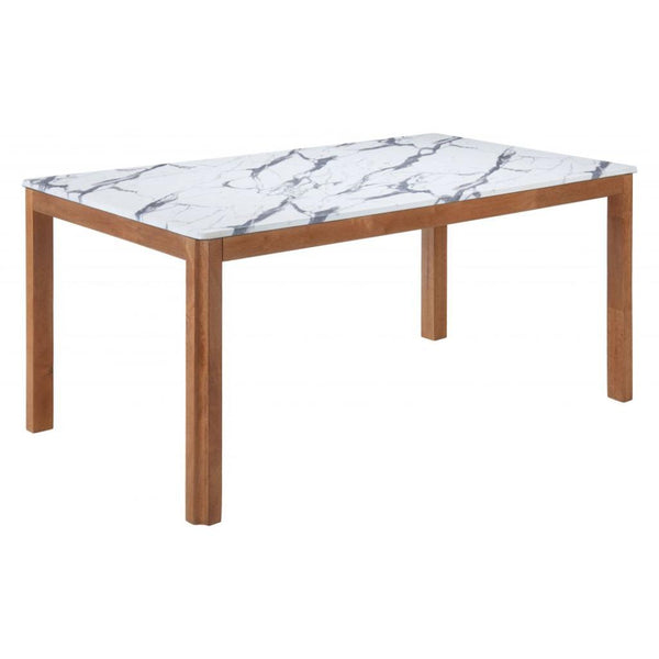Jemy Wooden Rectangular Dining Table