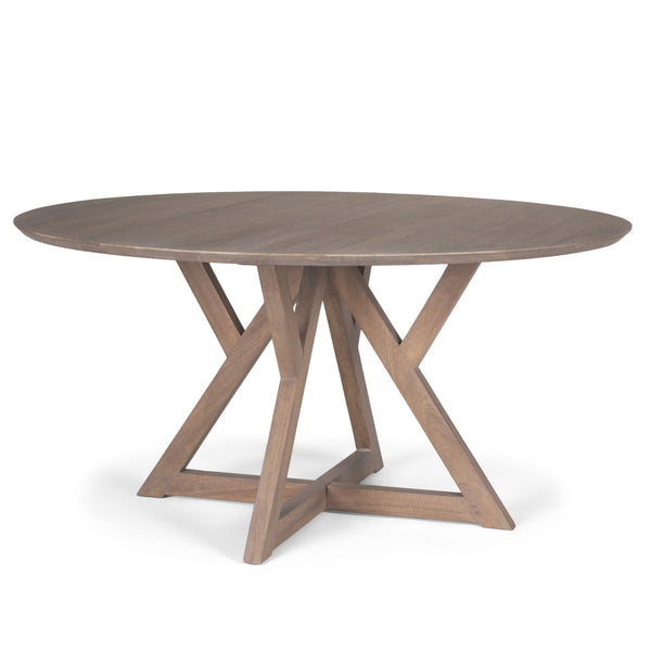 Jennings Light Brown Wood Dining Table-Dining Tables-Mercana-LOOMLAN
