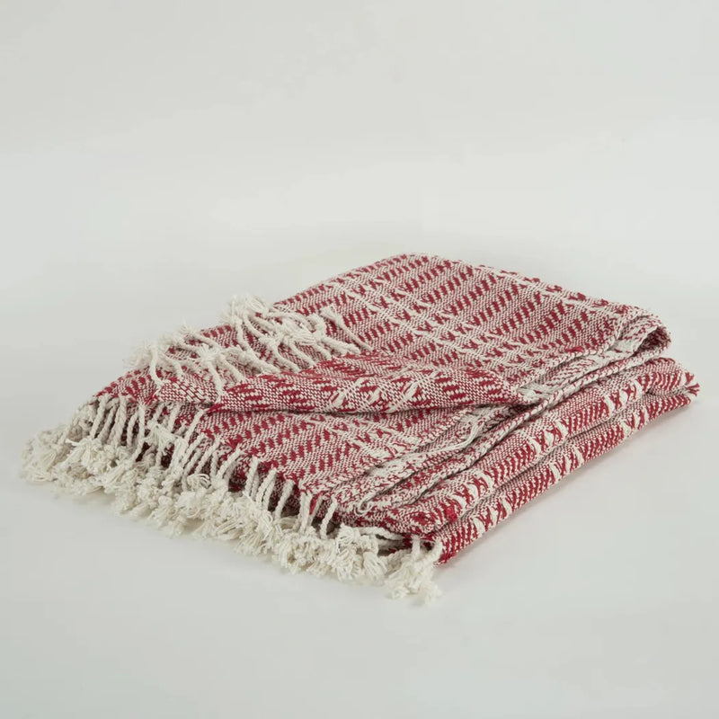 Jenny Handloomed Soft Cotton Throw Blanket