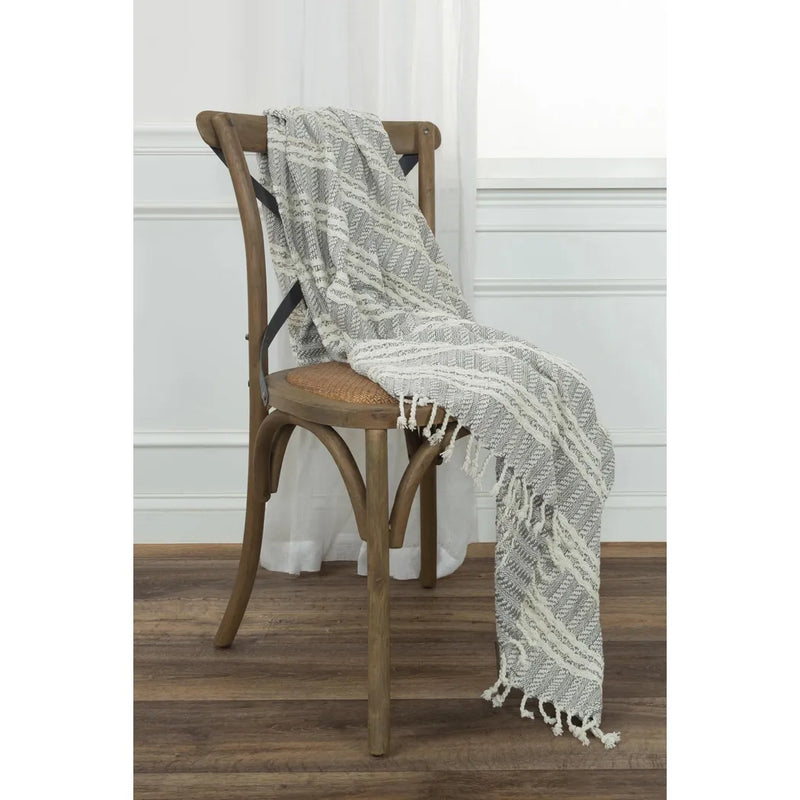 Jenny Handloomed Soft Cotton Throw Blanket