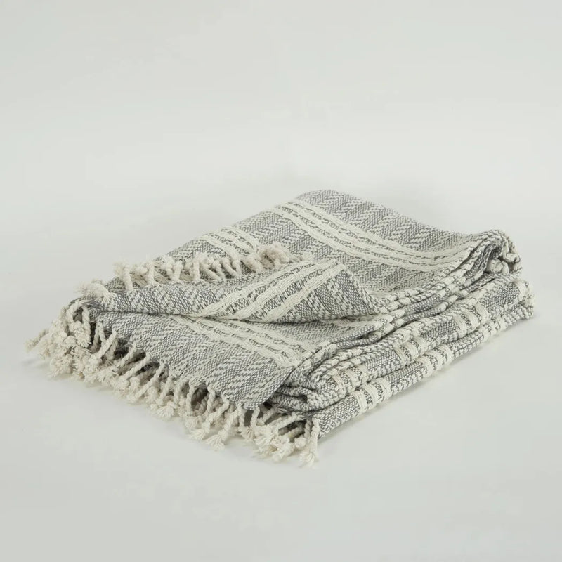 Jenny Handloomed Soft Cotton Throw Blanket