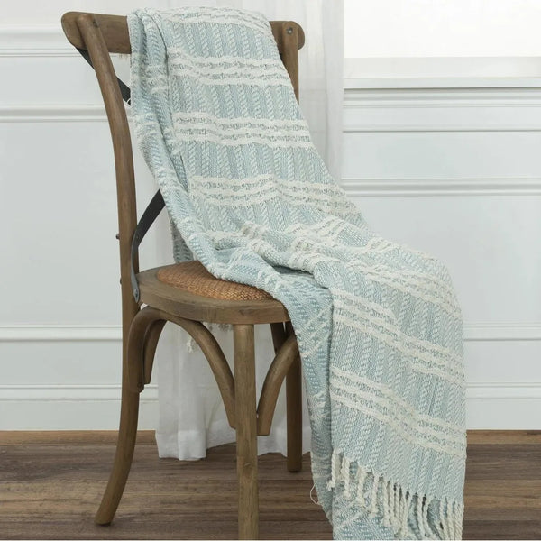 Jenny Handloomed Soft Cotton Throw Blanket-Throw Blankets-LOOMLAN-LOOMLAN