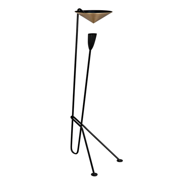 Jetset Floor Lamp-Floor Lamps-Noir-LOOMLAN