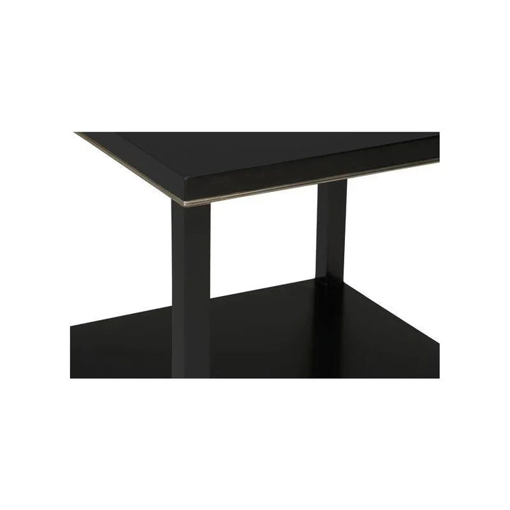 Jeza Two - Tier Designed Square Side Table - LOOMLAN - Chelsea House - Side Tables