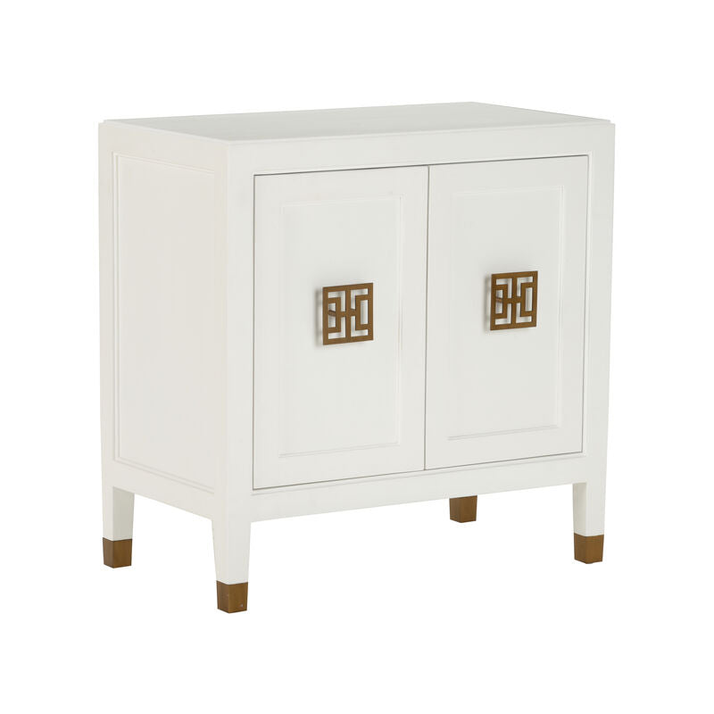 Jill Bedside Modern Design Chest-Chests-Chelsea House-White-LOOMLAN