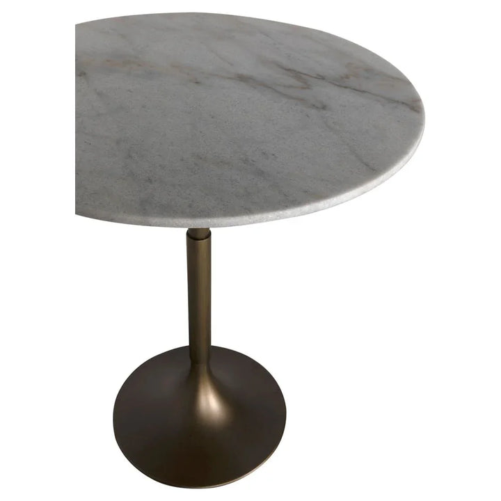 Jman Industrial Steel Base Round Bar Table - LOOMLAN - Noir - Bar Tables