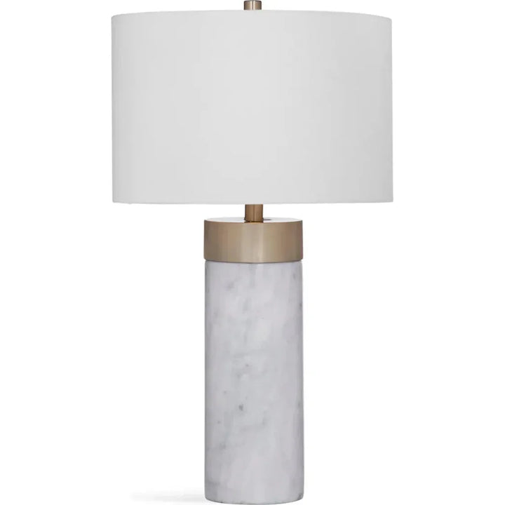 Jocelyn Marble White Table Lamp - LOOMLAN - Bassett Mirror - Table Lamps