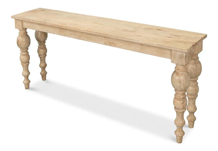 Jocelyn Wooden Rectangular Console Table - LOOMLAN - Sarreid - Console Tables