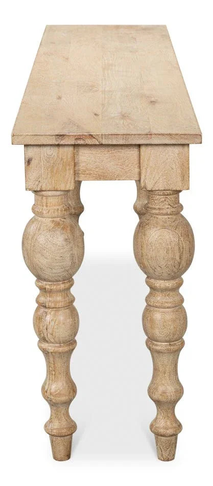 Jocelyn Wooden Rectangular Console Table - LOOMLAN - Sarreid - Console Tables