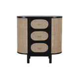 Joelle Sustainable Wooden Oval Side Table-Nightstands-Artesia-LOOMLAN