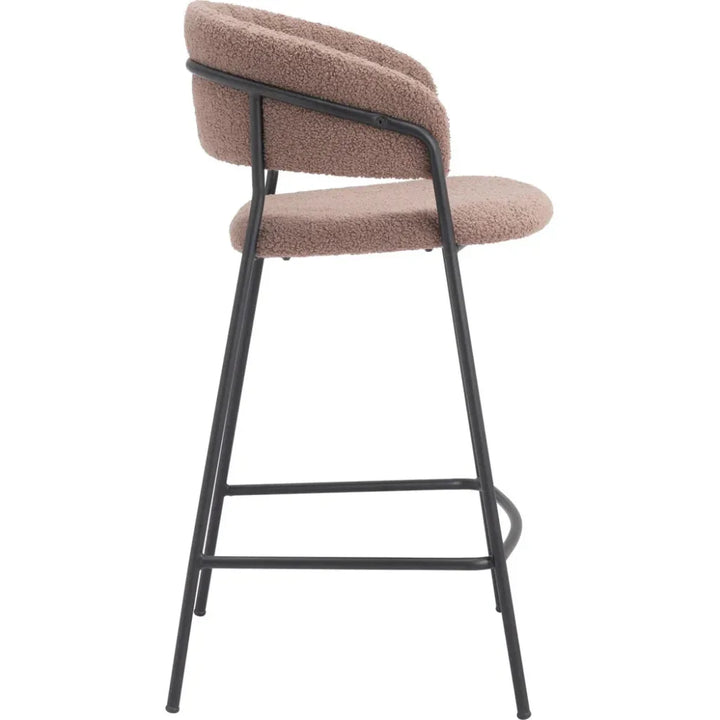 Josephine Counter Stool (Set of 2) Brown - LOOMLAN - Zuo Modern - Counter Stools