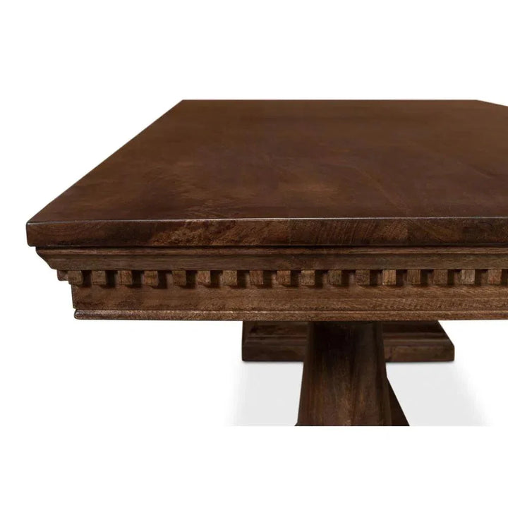 96 Inch Pedestal Dining Table Seats 8 | LOOMLAN