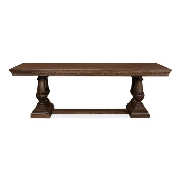 96 Inch Pedestal Dining Table Seats 8 | LOOMLAN