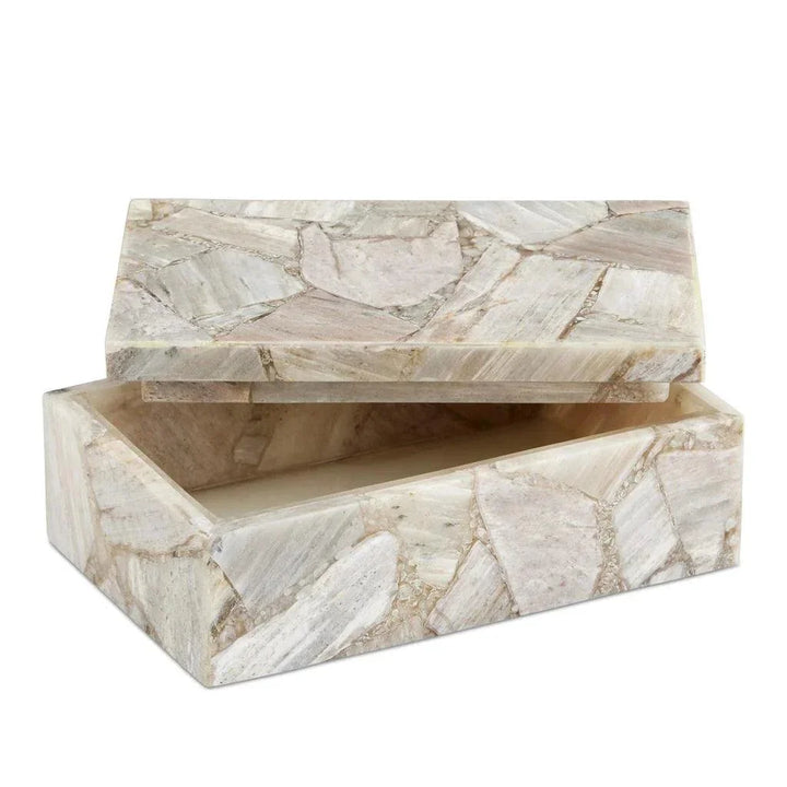 Jossa Aventurine Box - LOOMLAN - Currey & Co - Boxes & Bowls