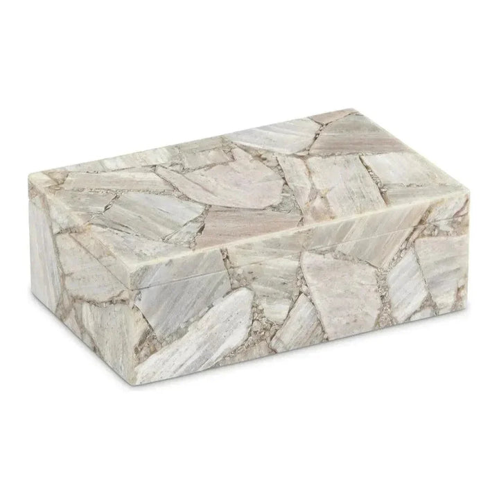 Jossa Aventurine Box - LOOMLAN - Currey & Co - Boxes & Bowls