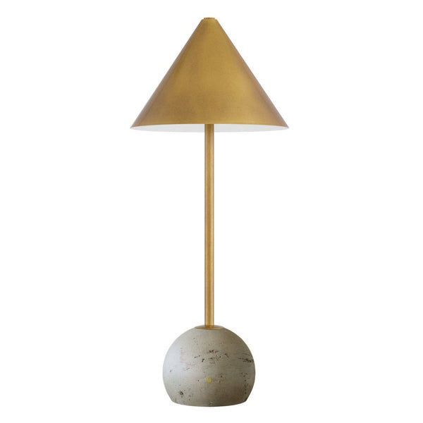 Journey Brass Finish Cordless Table Lamp
