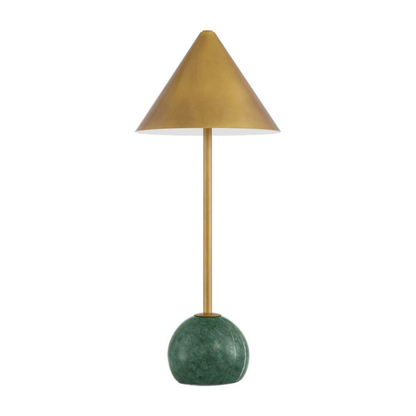 Journey Green & Brass Cordless Rechargeable Table Lamp