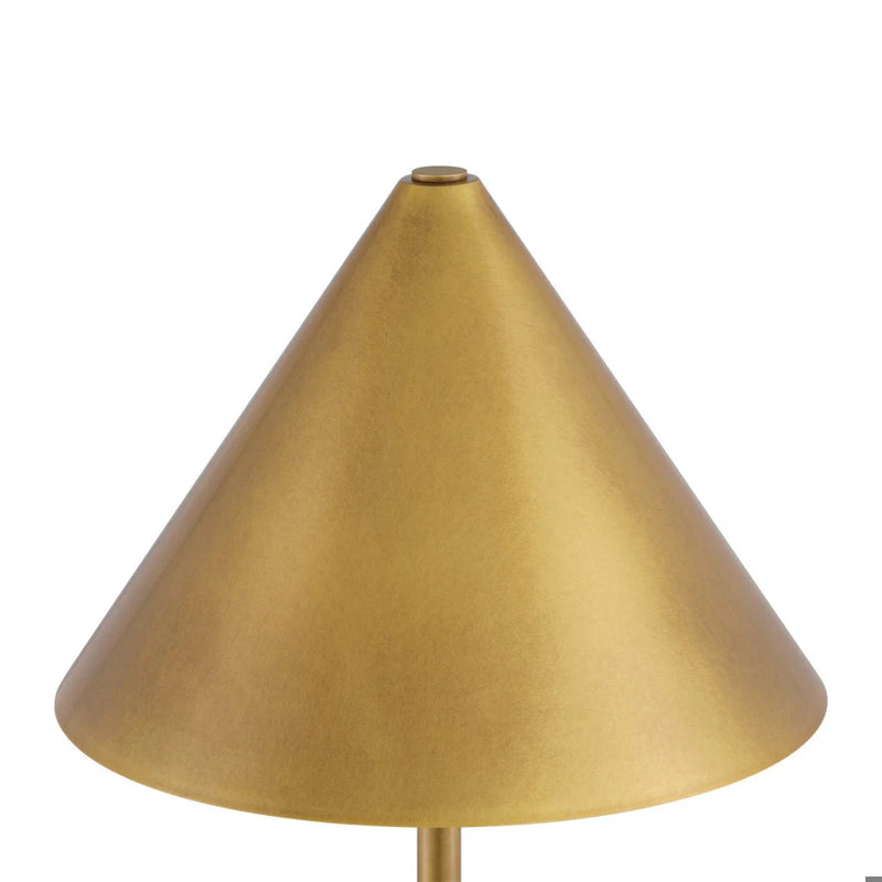 Journey Green & Brass Cordless Rechargeable Table Lamp