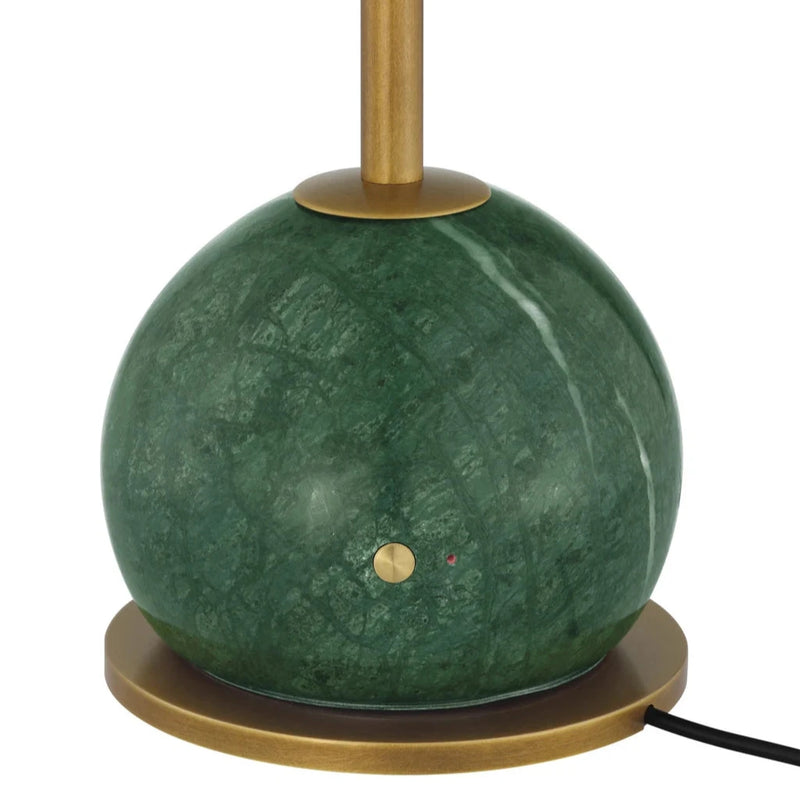 Journey Green & Brass Cordless Rechargeable Table Lamp