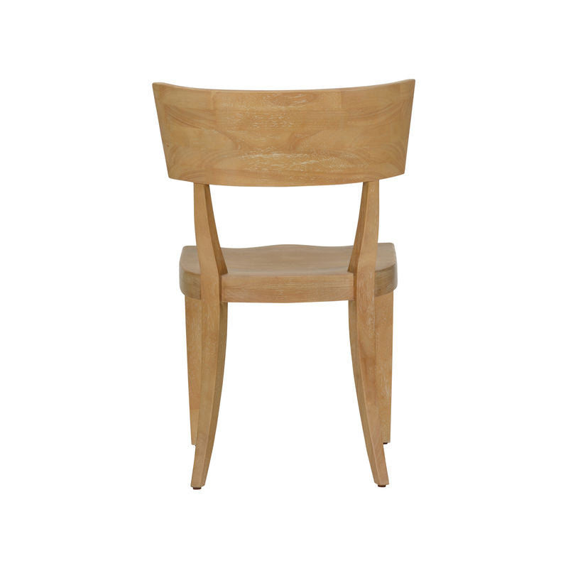 Juhl Natural Wooden Modern Armless Chair (Set of 2)-Dining Chairs-Wildwood-LOOMLAN