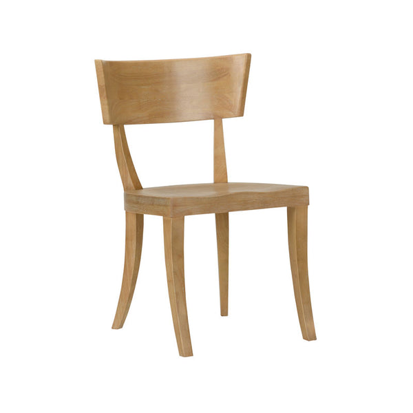 Juhl Natural Wooden Modern Armless Chair (Set of 2)-Dining Chairs-Wildwood-LOOMLAN