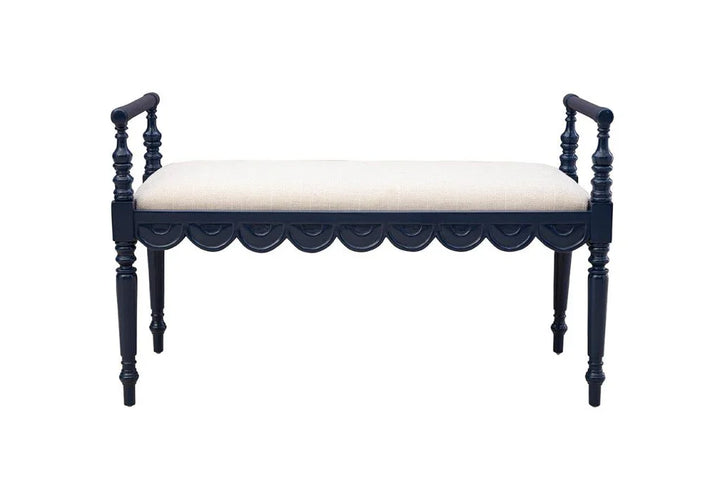 Juliet Performance Linen Bedroom Bench - LOOMLAN - Furniture Classics - Bedroom Benches
