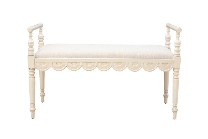 Juliet Performance Linen Bedroom Bench - LOOMLAN - Furniture Classics - Bedroom Benches