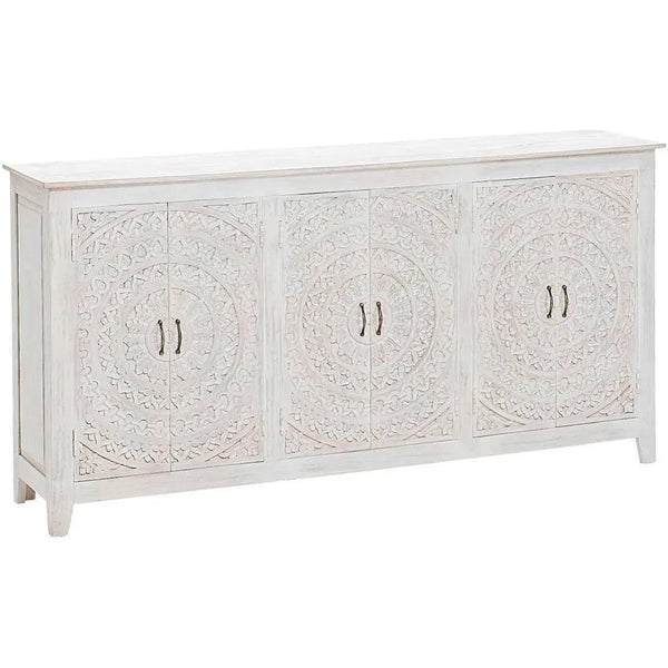 Jumbo Extra Large White Credenza