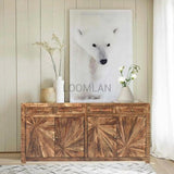 Jumbo Rustic Sideboard Buffet with Drawers