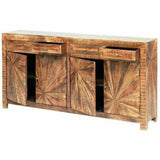 Jumbo Rustic Sideboard Buffet with Drawers