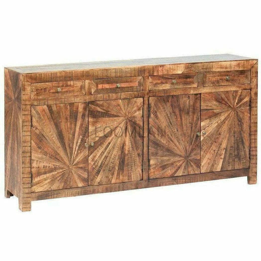 Jumbo Rustic Sideboard Buffet with Drawers