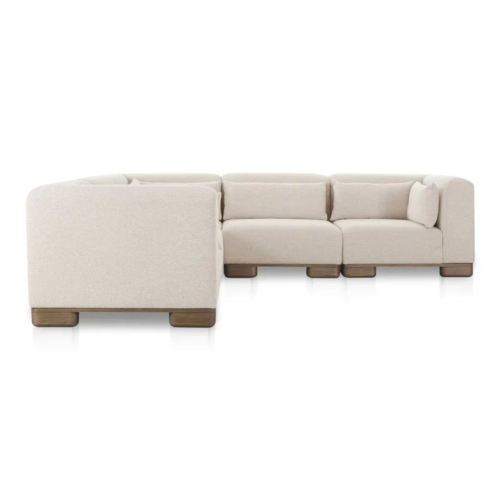 June Beige Classic L - Shaped Modular Sectional - LOOMLAN - Moe's Home - Sectionals