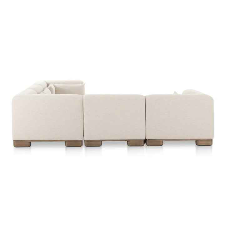 June Beige Classic L - Shaped Modular Sectional - LOOMLAN - Moe's Home - Sectionals