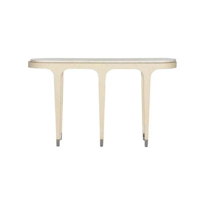 Juno Beach Stone Top Console Table - LOOMLAN - Wildwood - Console Tables