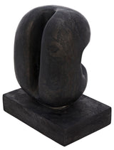 Juno Marble Black Sculpture-Statues & Sculptures-Noir-LOOMLAN