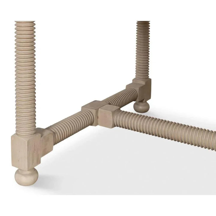 Jurow Extendable Dining Table Barn Grey Seats 10-Dining Tables-Sarreid-LOOMLAN